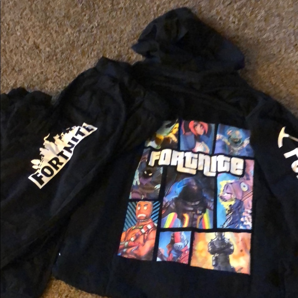Fortnight full zip hoodie and pants